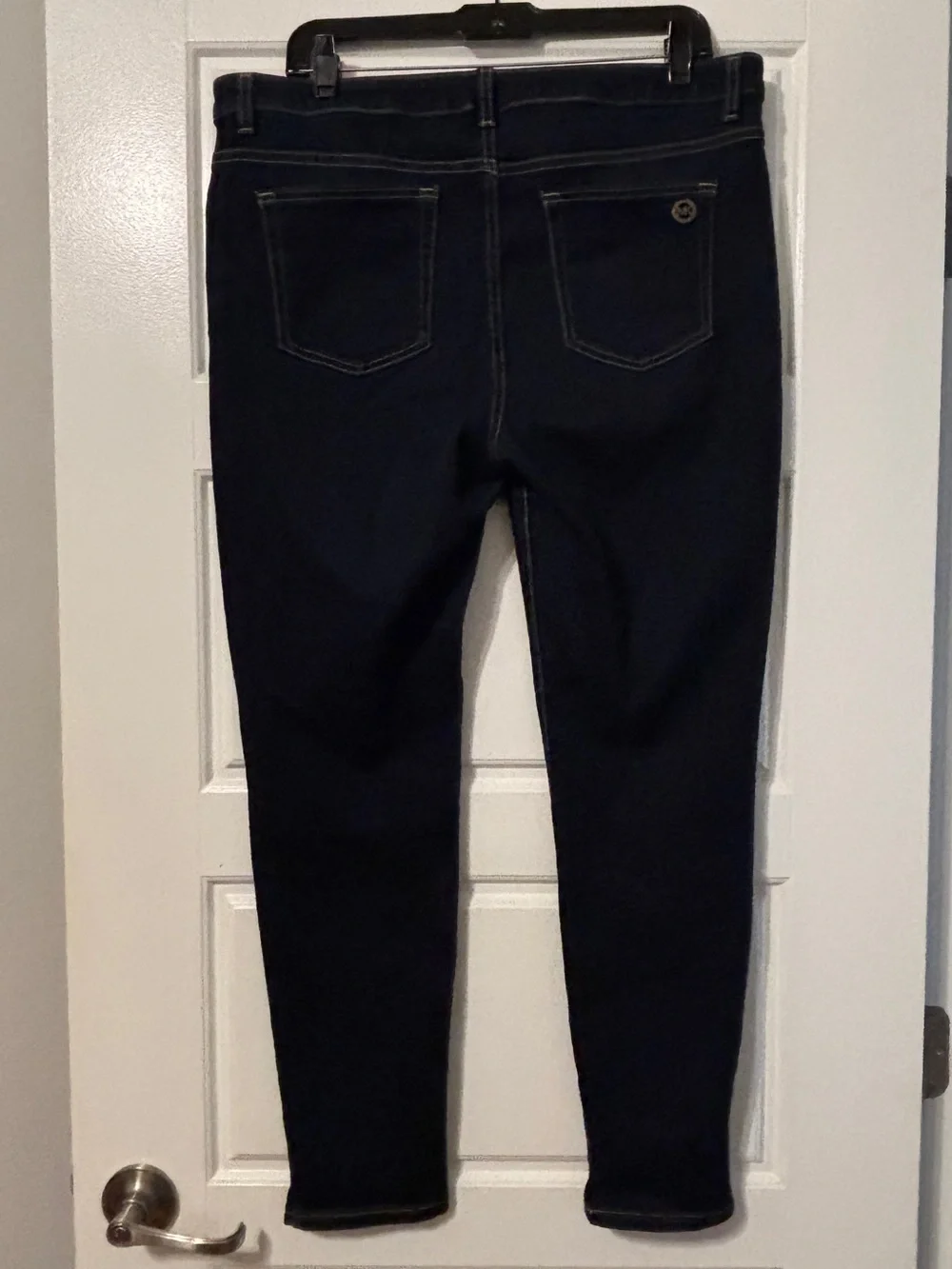 Michael Kors Women's Izzy Skinny Dark Blue Jeans